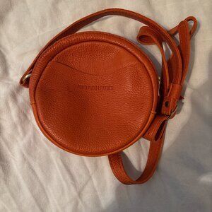 Portland Leather Goods Small Circle Crossbody in Koi EUC
